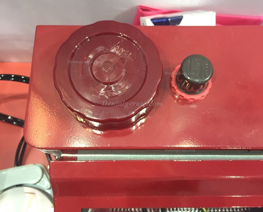 Mini Zahnheilkunde Labor Ausr&uuml;stung Feinstrahlger&auml;te/ Sandstrahler(Sandstrahlger&auml;te) Drei Stift 4 Tank mit LED Licht